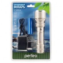 Perfeo LT-033-A, 250LM, CREE XPE, аккумулятор 18650, 5 режимов