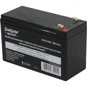 Exegate Special EXS1290 аккумулятор 12В/9Ач, клеммы F2