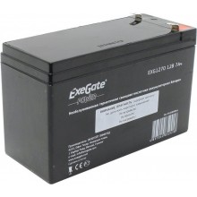 Exegate EXG1270 аккумулятор 12В/7Ач, клеммы F2 универсальные