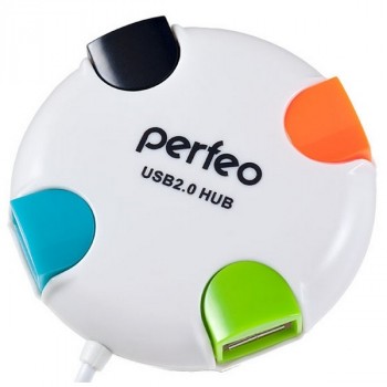 Perfeo USB-Hub PF-VI-H020 4 Port белый