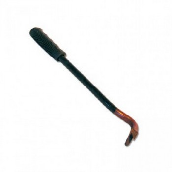 Наш Инструмент (030843-400) Лом-гвоздодер с резиновой ручкой (круглый), L400 мм, D 17 мм
