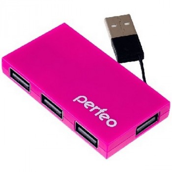 Perfeo USB-Hub PF-VI-H023 4 Port розовый
